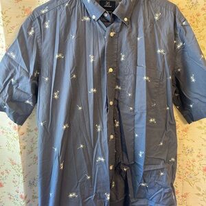 George Navy Blue Casual Button Down Shirt